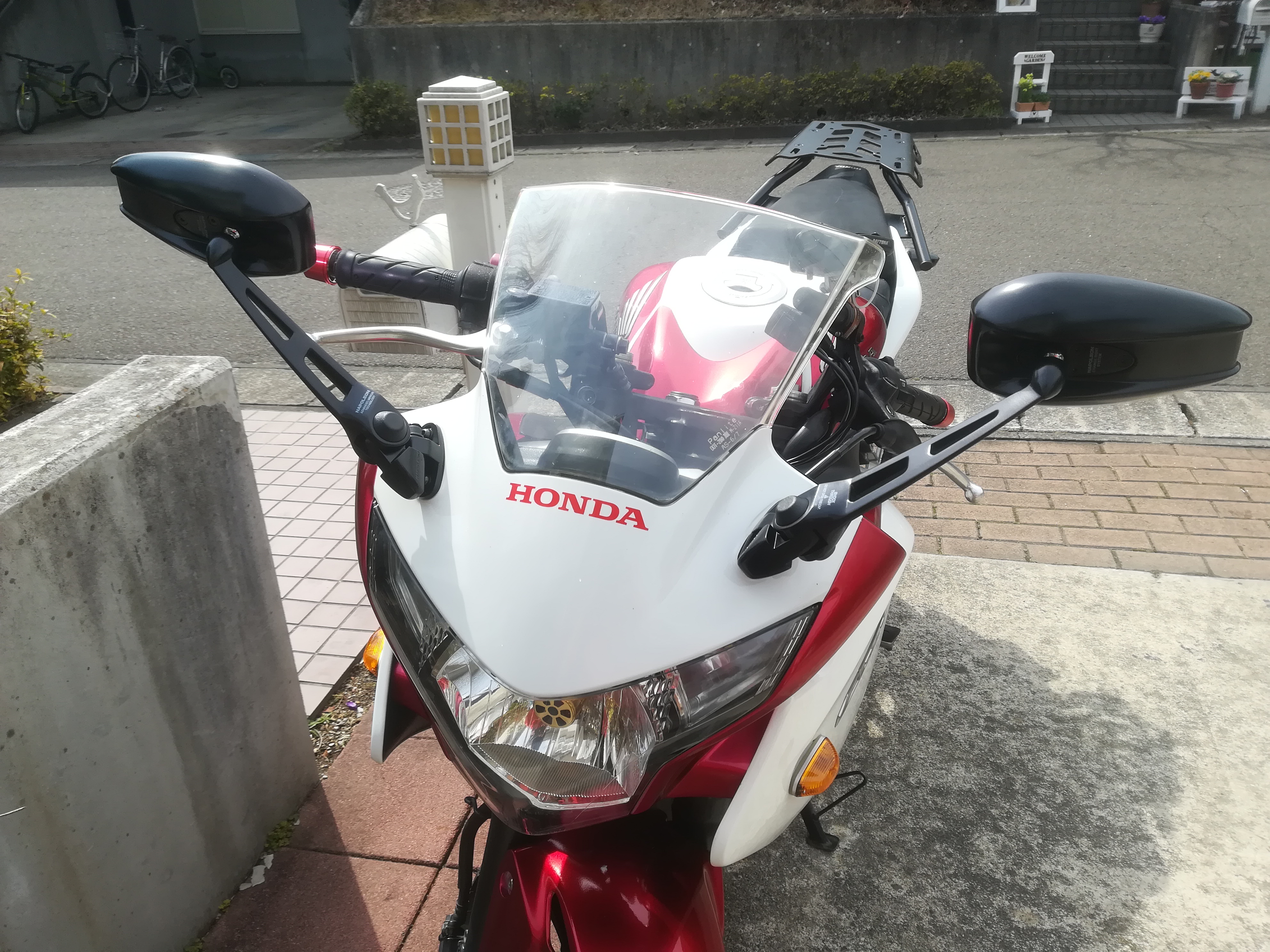 CBR250Rのミラー交換 | Go around Japan with motorcycle